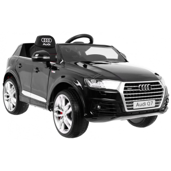 Audi Q7 Quattro S-Line na akumulator Czarny + Pilot + Wolny Start + EVA + Radio MP3 LED